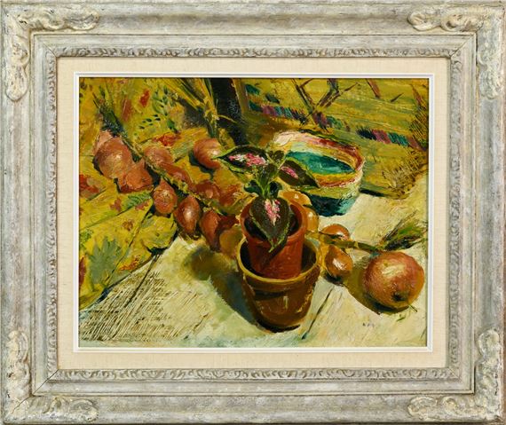 NOEL SLANEY RSW (SCOTTISH 1915 - 2000), FRENCH ONIONS by M. Noel Slaney