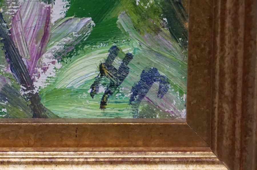 Artwork by Natalya Suvorova, Garden, Made of oil on canvas