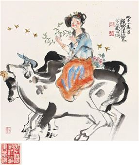 Tokyo Central Hong Kong 2024 Spring Auction - A Hundred Rivers Converge into the Ocean - Special Topic on Shanghai School Calligraphy and Painting and the 180th Anniversary of Wu Changshuo's Birthday (Lot 062 ~ 071) - Tokyo Chuo Hong Kong