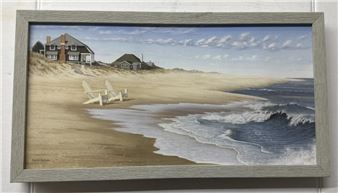 J) Daniel Pollera Beachfront Canvas Print - Daniel Pollera