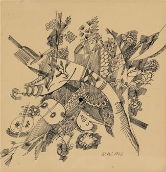 Studium in Basel und an der Karlsruher Kunstakademie - Walter Wohlschlegel