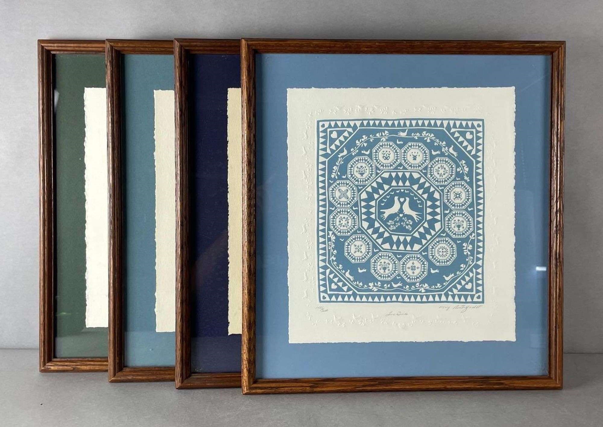 Mary Rutherford | Group of 4 Signed Mary Rutherford Quilt Patterns ...
