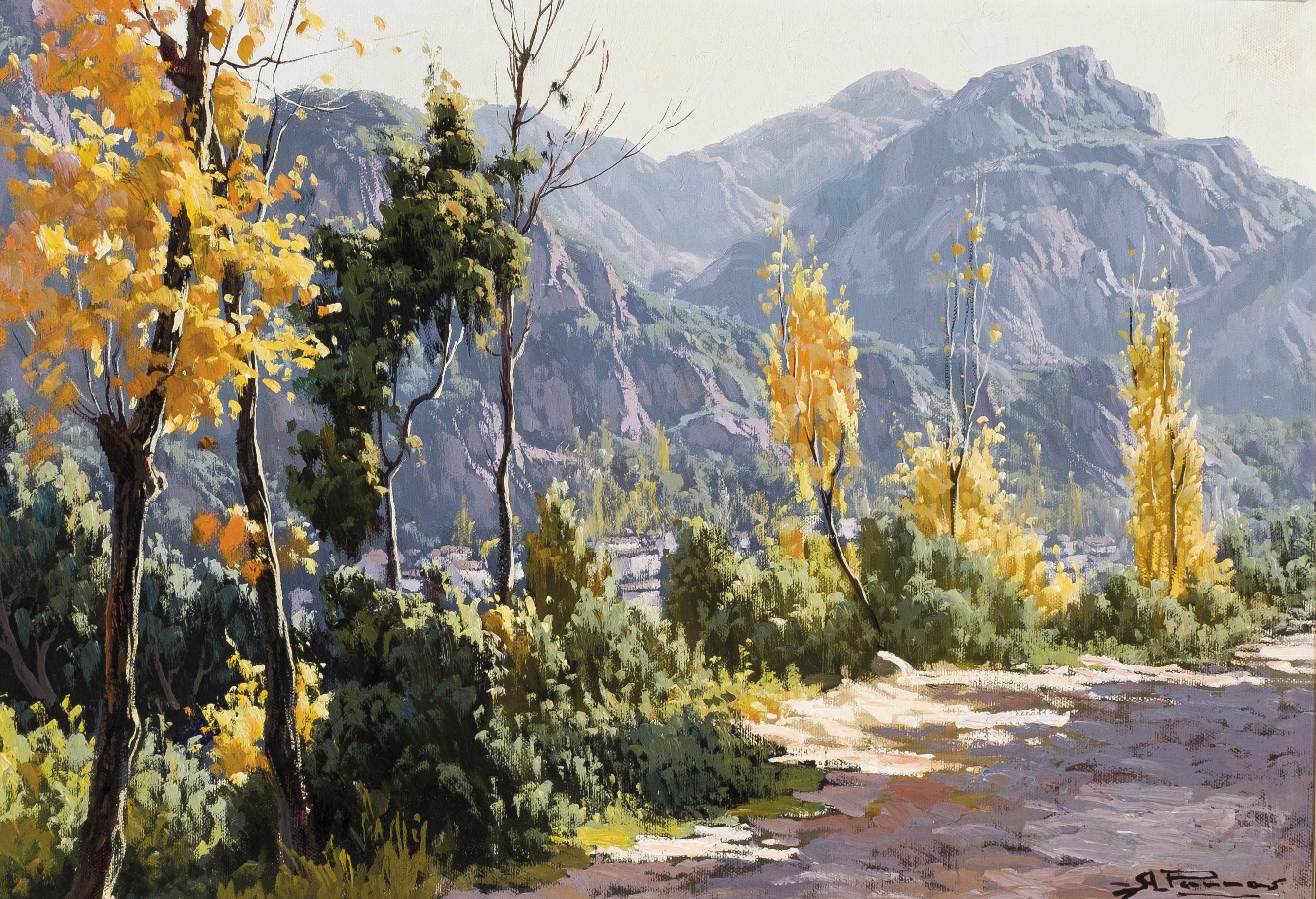 Artwork by Alfonso Parras Vílchez, Landscape, Made of Oil on canvas