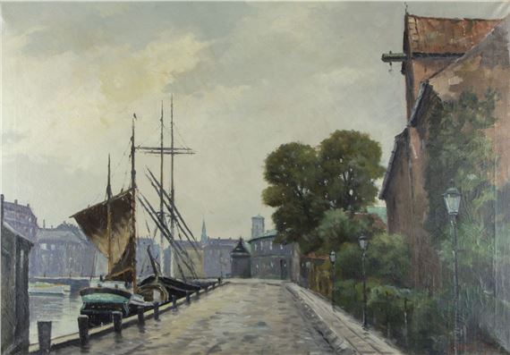 Gross, Einar. 1895 Viborg - Blokhus 1963 by Einar Gross, 1895