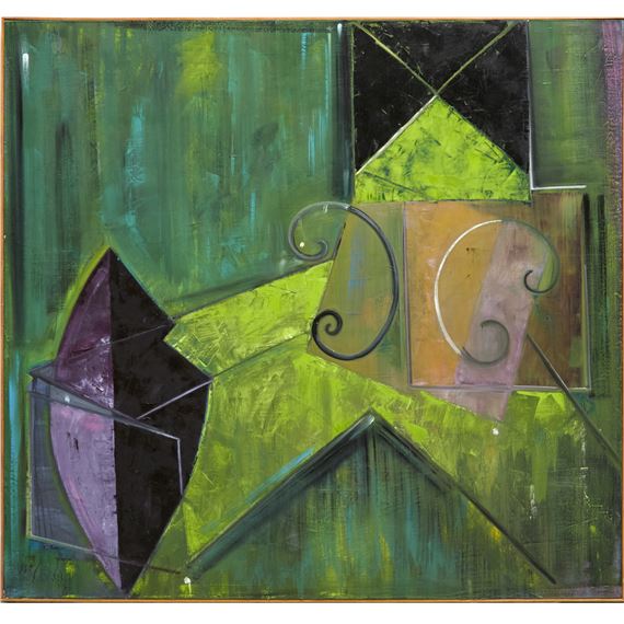 Marianne Stikas, large scale painting, 1984 - Marianne Stikas