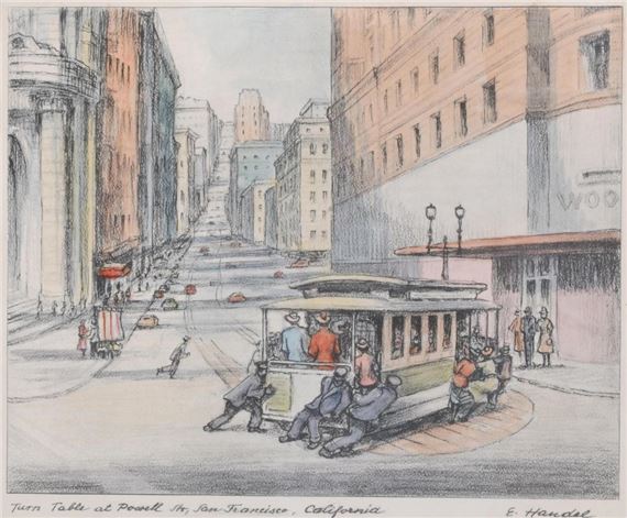 Ernst Händel | SAN FRANCISCO CABLE CAR TURNTABLE | MutualArt