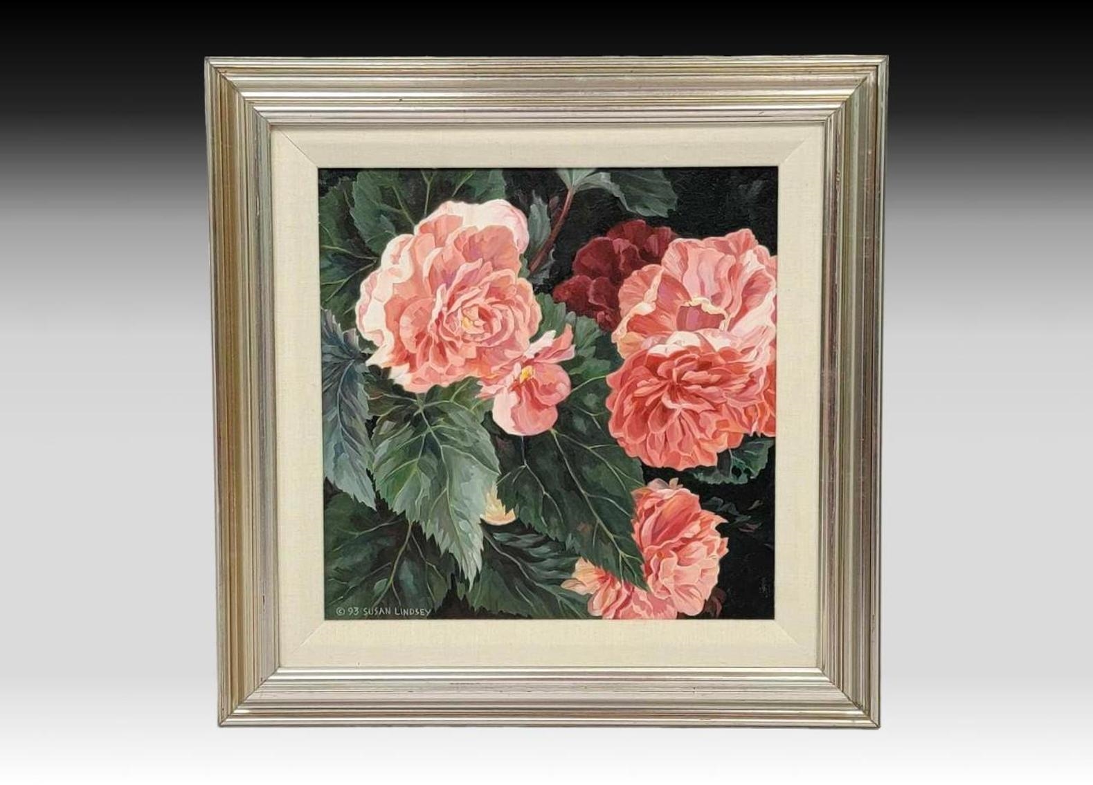 Susan Lindsey | Pink Roses | MutualArt
