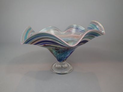 Artwork by René Courson, René COURSON (1940-2012), Coupe en verre, Made of verre