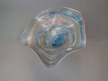 Artwork by René Courson, René COURSON (1940-2012), Coupe en verre, Made of verre