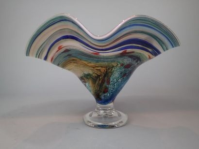 Artwork by René Courson, René COURSON (1940-2012), Coupe en verre, Made of verre