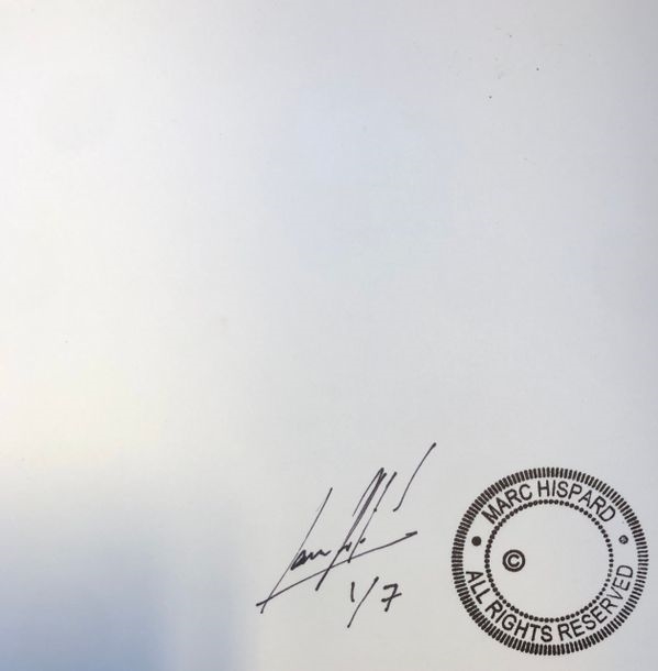 Artwork by Marc Hispard, Portrait of Kate Moss, Made of Vintage silver print