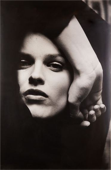 Untitled, female portrait (Eva Herzigova) by Marc Hispard, circa 1990
