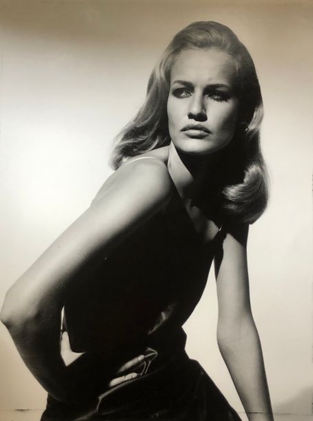 Artwork by Marc Hispard, Portraits of Karen Mulder, Made of silver prints