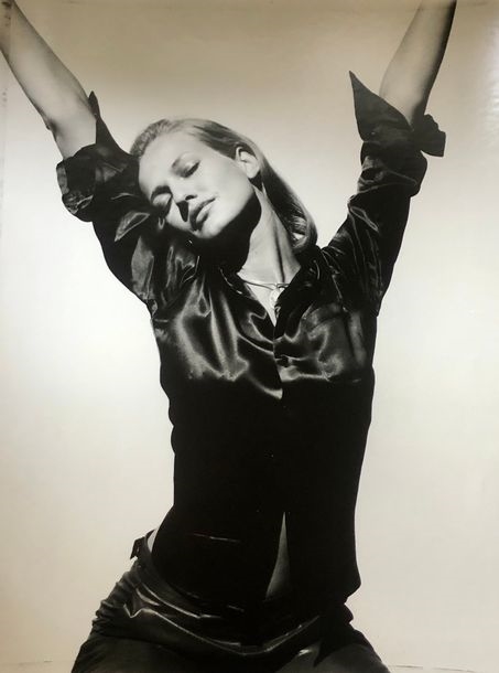 Artwork by Marc Hispard, Portraits of Karen Mulder, Made of silver prints