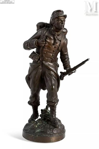 Le soldat au fusil by Charles Anfrie