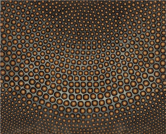 Neutrons – Painting V by Jerzy Rosolowicz, 1964/1965