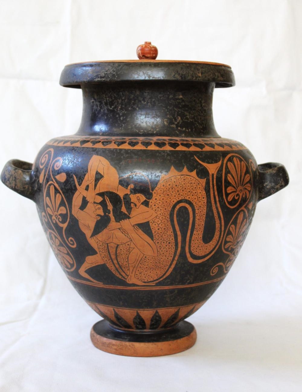 Artwork by Roberto di Berardino, Stamnos vase 20th century, Made of Terracotta