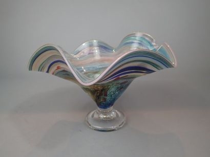 Artwork by René Courson, René COURSON (1940-2012), Coupe en verre, Made of verre
