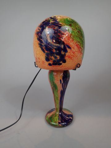 René COURSON (1940-2012), Lampe en verre