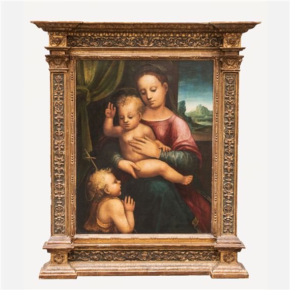 Bernardino Lanino | Christ on the Cross with Mary and Saint John ...