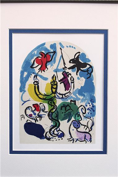 絵画 Chagall MARC CHAGALL 1962 LITHOGRAPH Marc Chagall Jerusalem