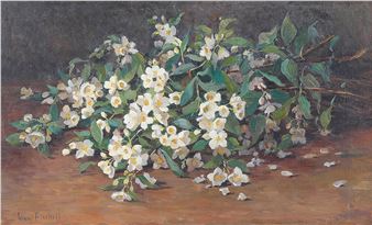(Wien 1877-1968 Florenz) Jasminblüten - Lina Bischoff-pietschmann