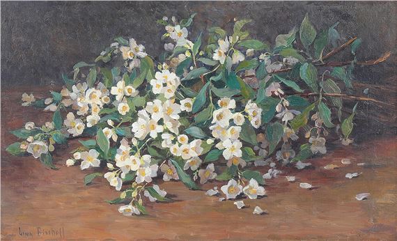 (Wien 1877-1968 Florenz) Jasminblüten - Lina Bischoff-pietschmann