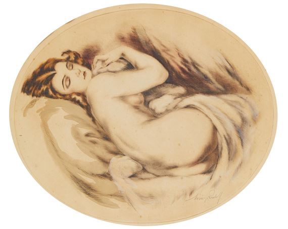 (Nezsider/Neusiedl 1893-1957 Budapest) Halbakt - Rudolf Merényi