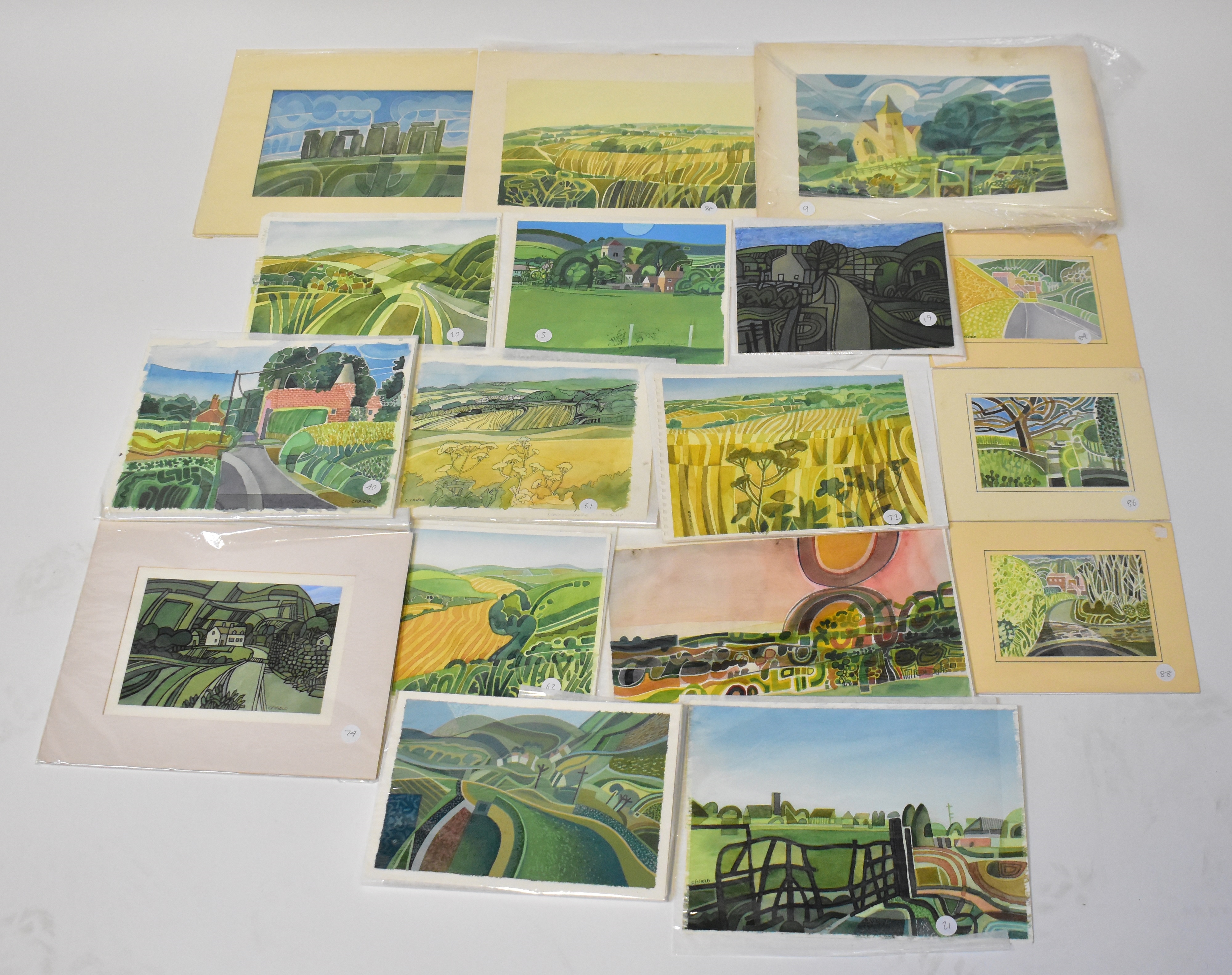 Colin Fifield | COLIN FIFIELD (1940-2022); seventeen artworks on paper ...