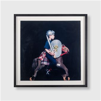 Olympia as Lewis Carroll's Brook Kitchin as St. George, 2003 - Polixeni Papapetrou