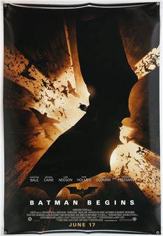 Batman Begins (2005), US 1 Sheet, advance, 40 x27 inches, rolled, double sided - Christopher Nolan