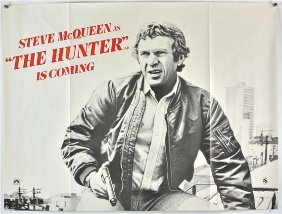 1980年 Steve McQueen THE HUNTER ポスター Steve McQueen | The
