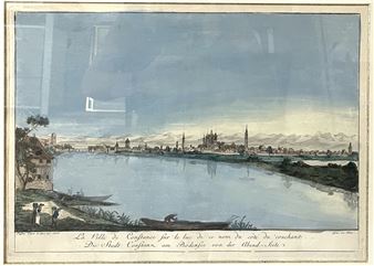 View of Constance from the west - Johann Thomas Hauer