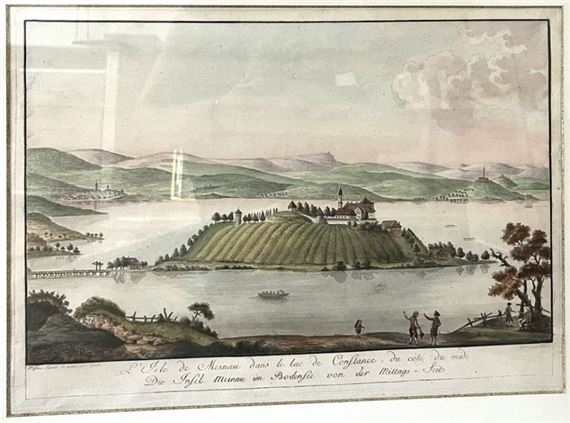 Mainau Island from the South by Johann Thomas Hauer, Felix Speth, around 1785