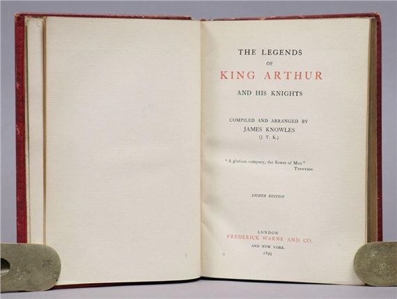 James Knowles | Binding, Legends of King Arthur and (1895) | MutualArt