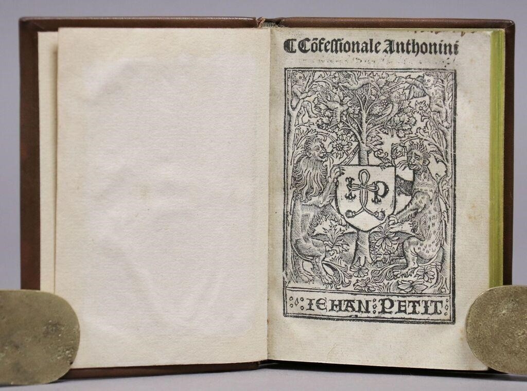 Artwork by Jean Petit, 1510, Confessionale Anthonini, Made of woodcut