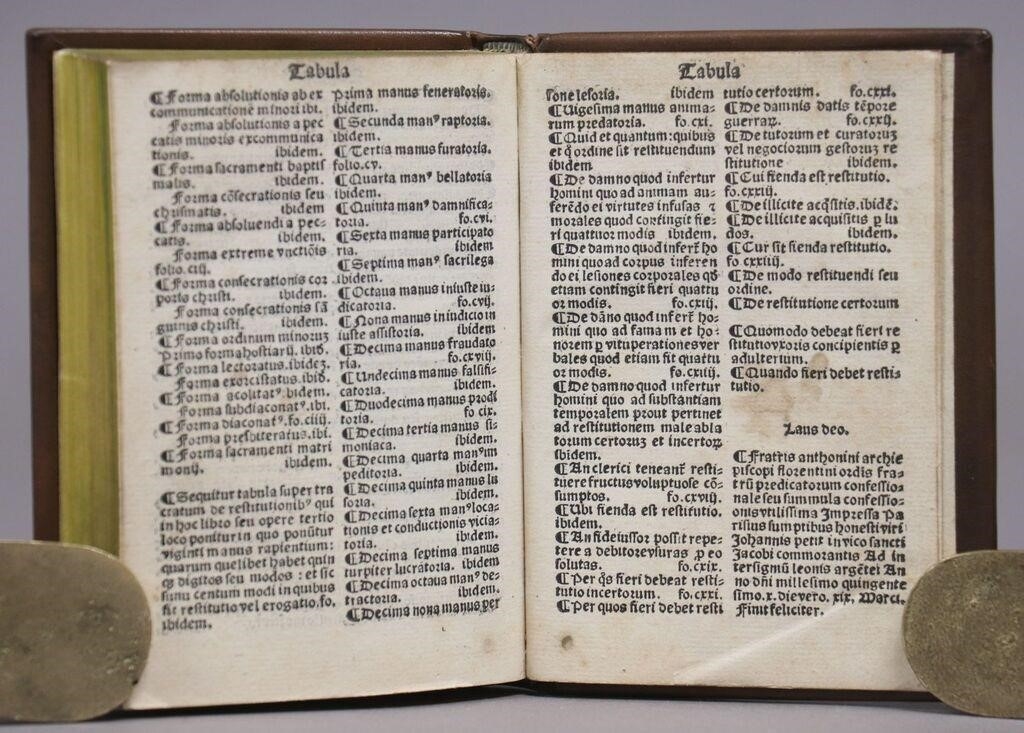 Artwork by Jean Petit, 1510, Confessionale Anthonini, Made of woodcut