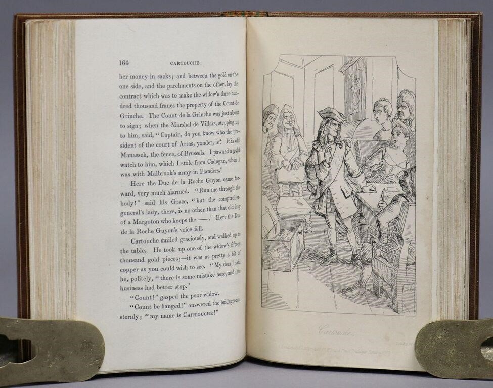 Artwork by William Makepeace, Bindings] Thackeray, Paris Sketch Book, Made of other illustrations