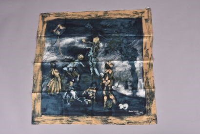 Artwork by Jeanne Lanvin, Jeanne LANVIN - CASTILLO. Lot de deux carrés