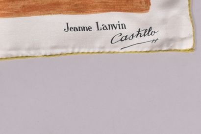 Artwork by Jeanne Lanvin, Jeanne LANVIN - CASTILLO. Lot de deux carrés