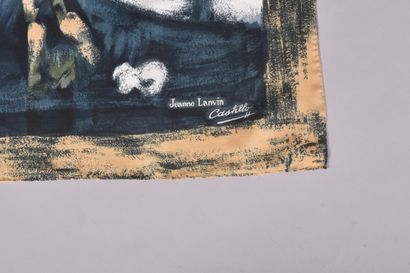 Artwork by Jeanne Lanvin, Jeanne LANVIN - CASTILLO. Lot de deux carrés