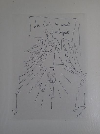 Artwork by Raymond Radiguet, Raymond RADIGUET. Le bal du Comte d'Orgel
