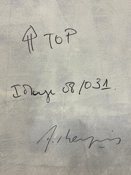 Artwork by Alain Bornain, Dandelions, Made of oil on canvas