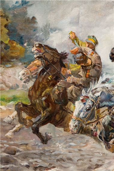 Stanisław Kaczor Batowski | Massacre of the Russian Cavalry (1925 ...