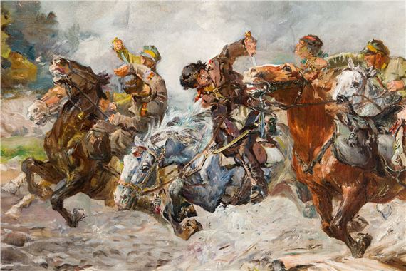 Stanisław Kaczor Batowski | Massacre of the Russian Cavalry (1925 ...