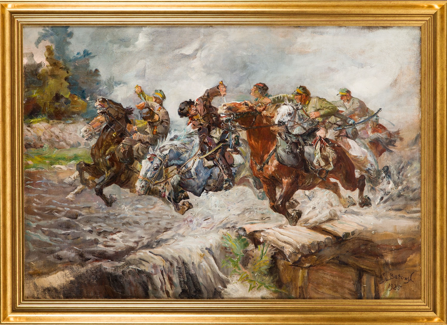 Stanisław Kaczor Batowski | Massacre of the Russian Cavalry (1925 ...