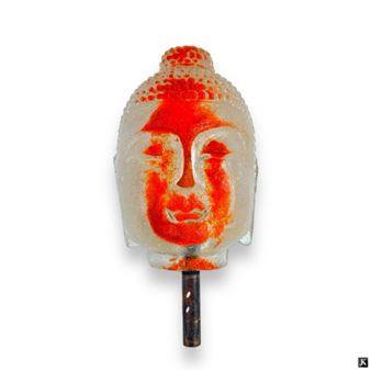 Marlene Rose (USA B1967) Art Glass Buddha Head - Marlene Rose