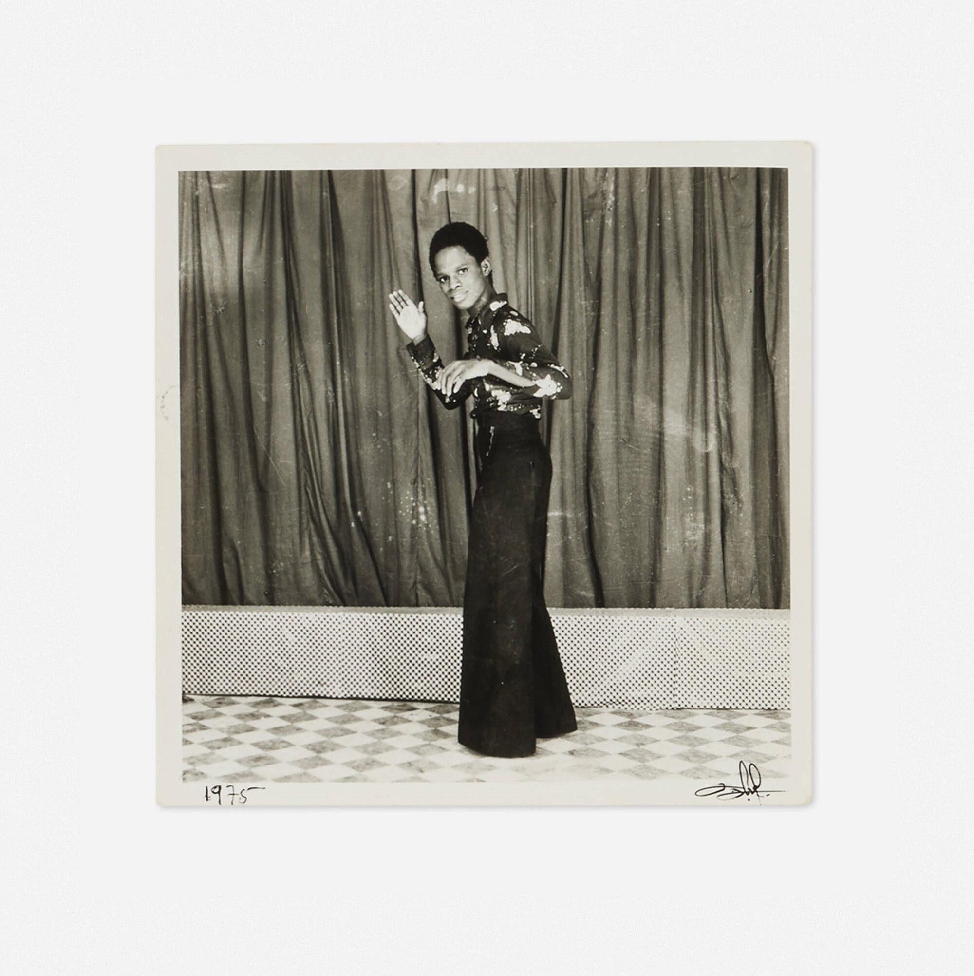 Artwork by Samuel Fosso, Self Portrait, Made of vintage gelatin silver print