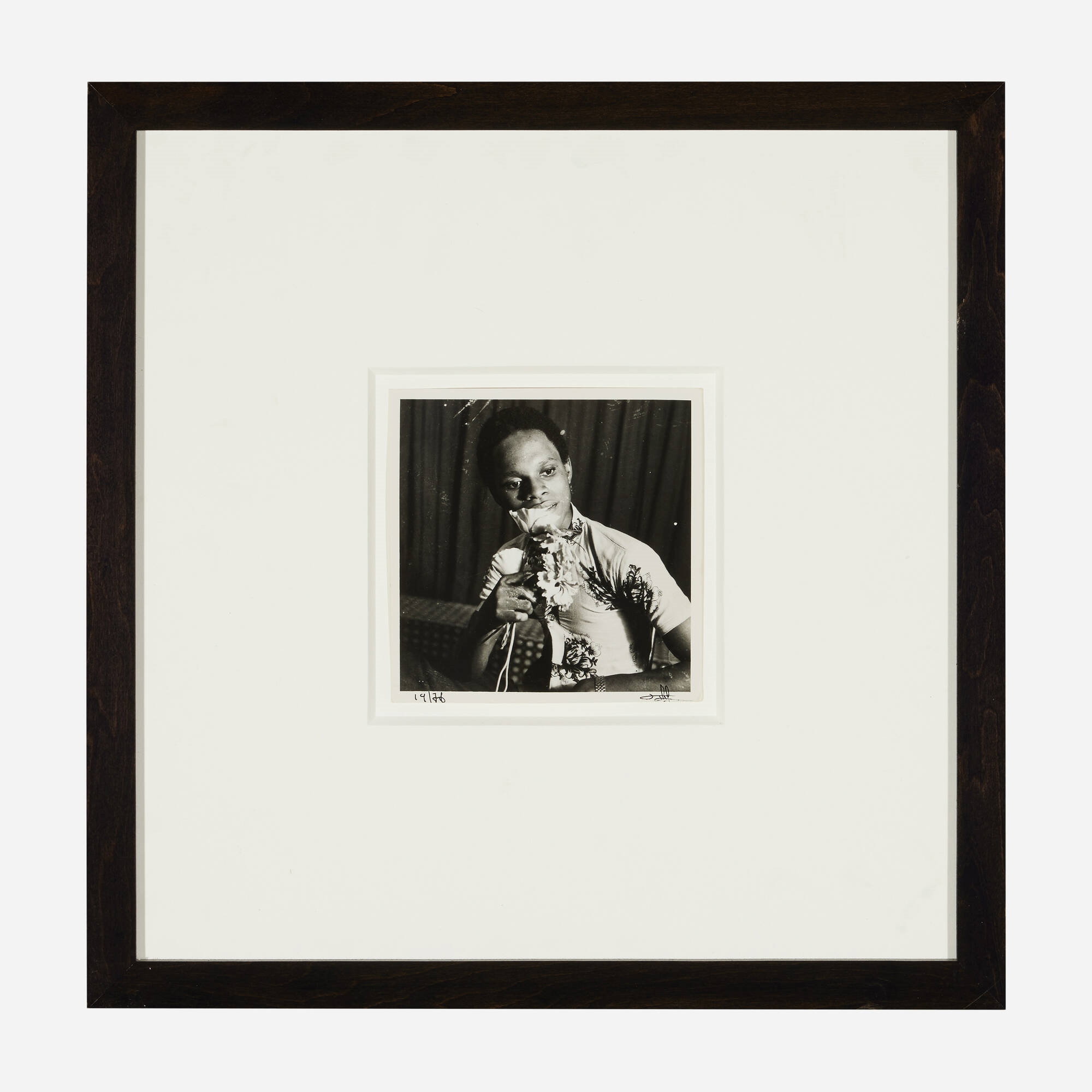 Artwork by Samuel Fosso, Self Portrait, Made of vintage gelatin silver print