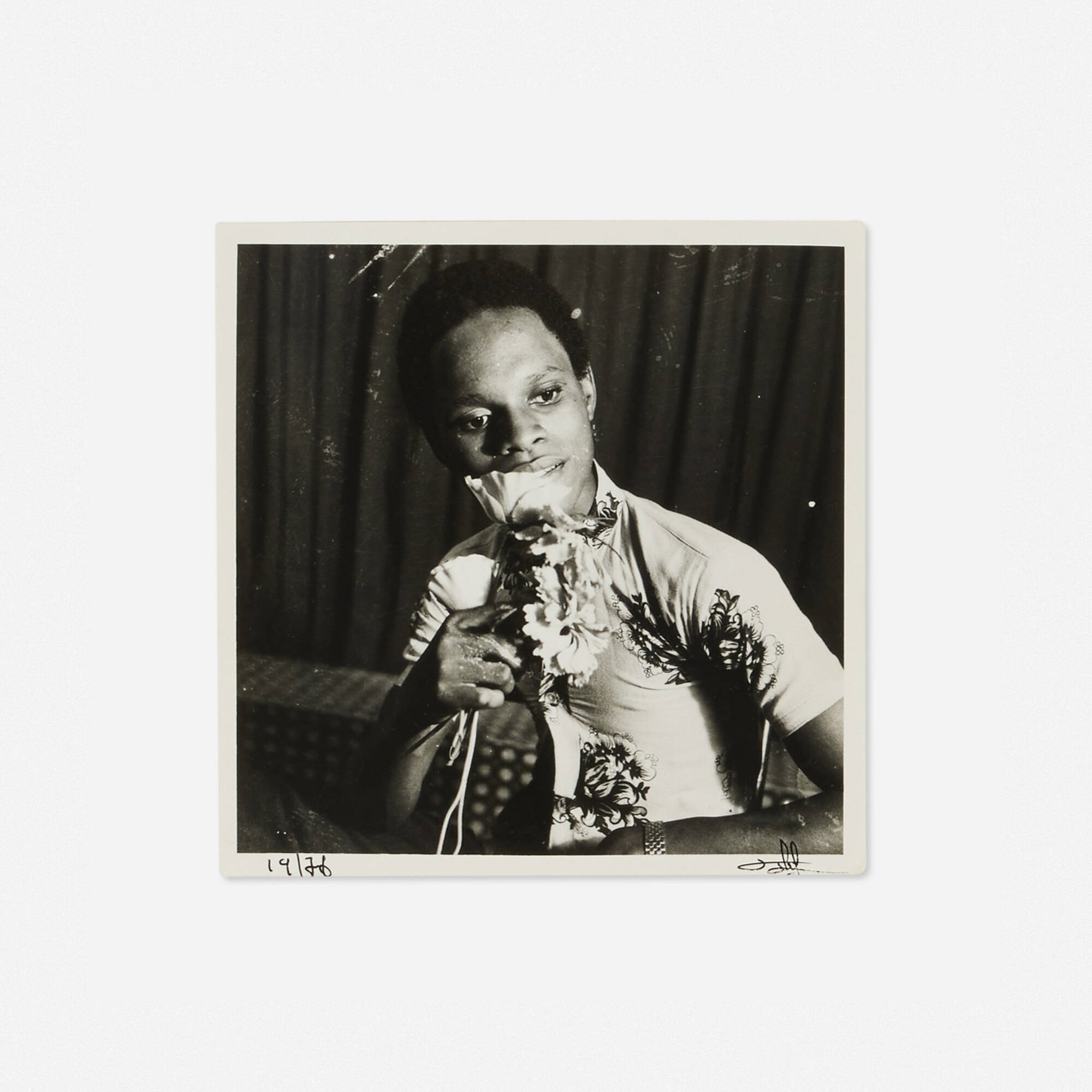 Artwork by Samuel Fosso, Self Portrait, Made of vintage gelatin silver print